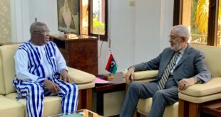 وزير الخارجية بحكومة الوفاق الوطني يلتقي السفير البوركينى