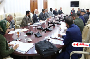 "عبدالباري شنبارو" جتمع مع لجنة تحديد المكبات المشكلة بقرار المجلس الرئاسي الليبي