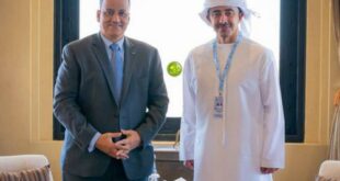 لقاء بين وزير الشؤون الخارجية الموريتاني و "عبد الله بن زايد آل نهيان" 