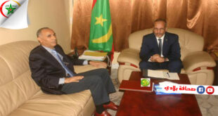 لقاء لوزير التعليم الثانوي الموريتاني و السفير التونسي