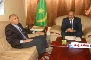 لقاء لوزير التعليم الثانوي الموريتاني و السفير التونسي