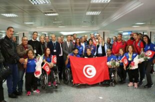 ب13 ميدالية منها سبع ذهبيات..عودة ابطال المنتخب التونسي لرياضة الاحتياجات الخاصة