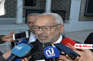 رئيس حركة النهضة : الحركة لن تشارك في حكومة يشارك فيها حزب "قلب تونس"