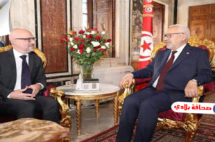 الغنوشي يستقبل السفير الإيطالي بتونس ويؤكد على أن استقرار ليبيا وسلامة شعبها يعد في صدارة اهتمام تونس