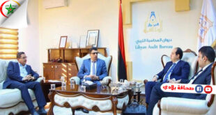أحمد عمر معيتيق يناقش مع وزير المالية ورئيس ديوان المحاسبة الليبي ميزانية العام 2020 