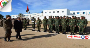 تونس : "محمد كريم الجموسي" يزور القاعدة العسكرية بسبيطلة والفوج 11 مشاة ميكانيكية بالقصرين