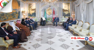 الرئيس التونسي يلتقي رئيس البرلمان العربي