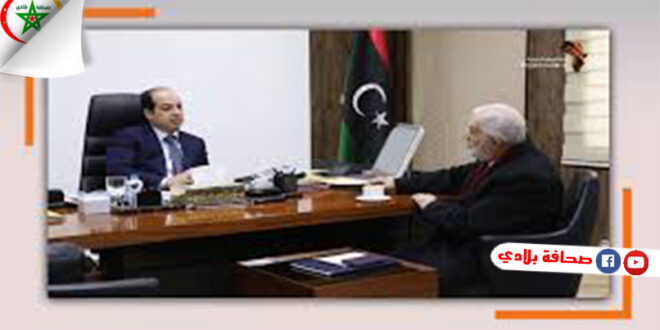 نائب رئيس المجلس الرئاسي الليبي يبحث آخر المستجدات حول جلسة جامعة الدول العربية مع وزير الخارجية