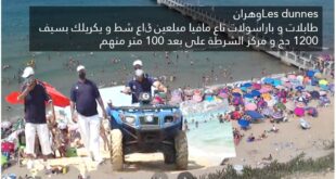اتهامات خطيرة لشرطة شاطئ les dunnes بوهران بالتواطؤ مع مافيات المظلات