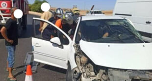 مفجع: حادثة سيرخطيرة بالطريق السيار ببلدية وادي الفضة