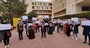وقفة احتجاجية طلابية للمطالبة بإطلاق سراح معتقلي الرأي