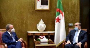 رئيس المجلس الشعبي الوطني سليمان شنين يستقبل سفير ايطاليا بالجزائر لمناقشة علاقات التعاون بين البلدين
