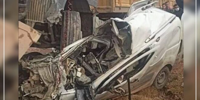 مفجع...شاحنة تطحن سيارة و تتسبب في مقتل شخصين بضواحي ولاية باتنة