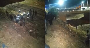 مفجع: سقوط فتاة من حافة جسر اشبيليا إلى أسفل السكة الحديدية