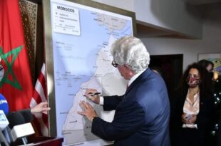 السفير الأمريكي السابق بالرباط : فاش وَقعت على خريطة المملكة المغربية كنت على يقين بأن الإعتراف الإسرائيلي قادم