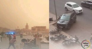 مشاهد مرعبة: هروب جماعي للمواطنين بمراكش وأكادير من عاصفة غبار خطيرة